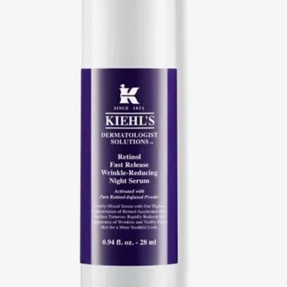 NWT New Box Full Size Kiehl's Retinol Fast Release Wrinkle Reducing Night Serum - Picture 2 of 2